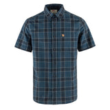 Fjallraven Ovik Travel Shirt SS Indigo Blue / Dark Navy - My Fox Bag