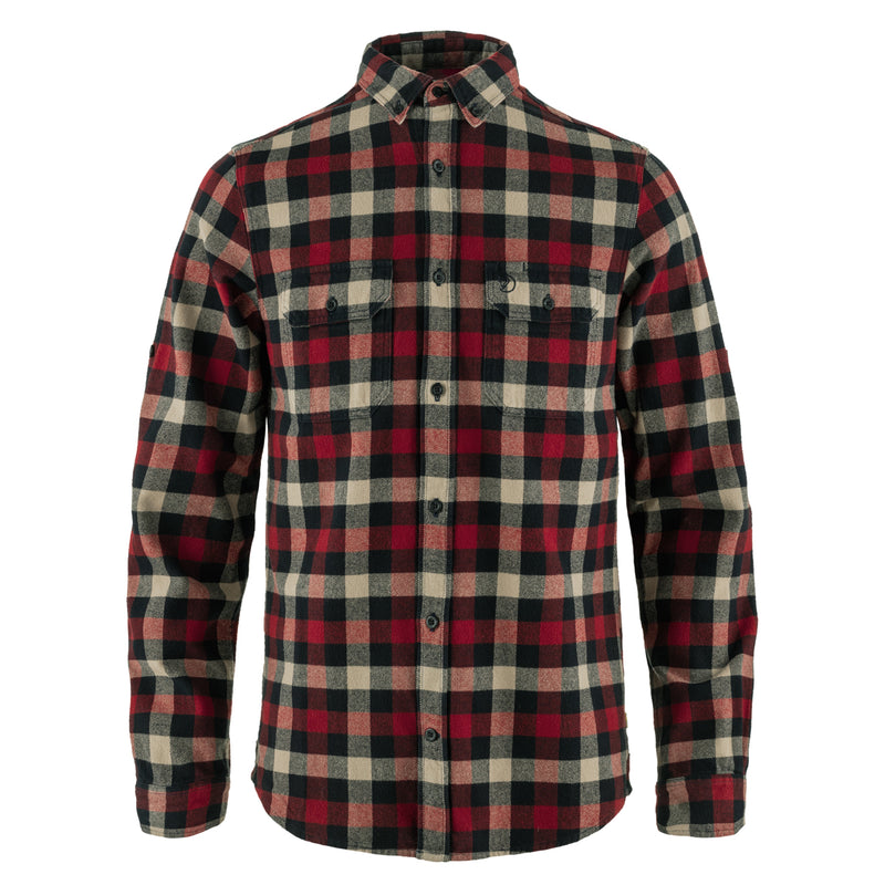 Fjallraven Skog Shirt Dark Navy / Red - My Fox Bag