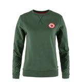 Fjallraven Womens 1960 Logo Badge Sweater Deep Patina - My Fox Bag