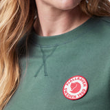Fjallraven Womens 1960 Logo Badge Sweater Deep Patina - My Fox Bag