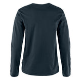 Fjallraven Womens 1960 Logo T-shirt LS Dark Navy - My Fox Bag