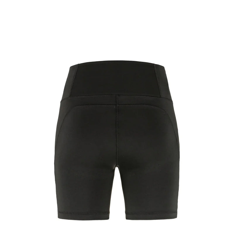 Fjallraven Womens Abisko 6 Inch Shorts Tights Black - My Fox Bag