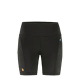 Fjallraven Womens Abisko 6 Inch Shorts Tights Black - My Fox Bag