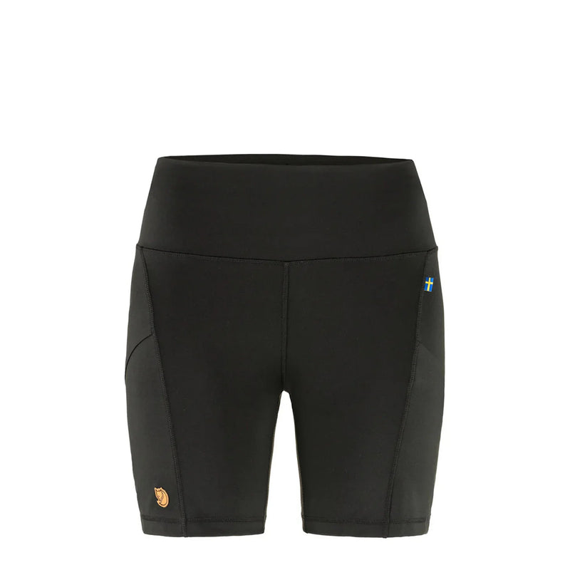Fjallraven Womens Abisko 6 Inch Shorts Tights Black - My Fox Bag
