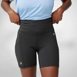 Fjallraven Womens Abisko 6 Inch Shorts Tights Black - My Fox Bag