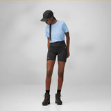 Fjallraven Womens Abisko 6 Inch Shorts Tights Mountain Blue - My Fox Bag