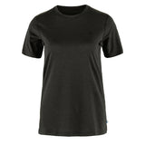 Fjallraven Womens Abisko Day Hike SS T-Shirt Black - My Fox Bag