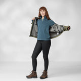 Fjallraven Womens Abisko Lite Fleece Half Zip Black