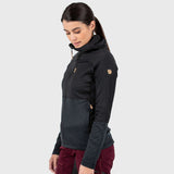 Fjallraven Womens Abisko Trail Fleece Black - My Fox Bag