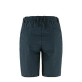 Fjallraven Womens Abisko Trail Stretch Shorts Dark Navy - My Fox Bag