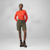 Fjallraven Womens Abisko Trail Stretch Shorts Black - My Fox Bag