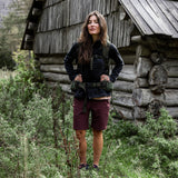 Fjallraven Womens Abisko Trail Stretch Shorts Suede Brown