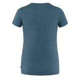 Fjallraven Womens Arctic Fox T-shirt Indigo Blue - My Fox Bag