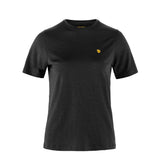 Fjallraven Womens Bergtagen Merino 190 S/S Tee Black - My Fox Bag