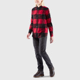 Fjallraven Womens Canada Shirt Red - My Fox Bag