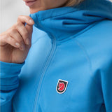 Fjallraven Womens Expedition Fleece Hoodie Chalk Rose - My Fox Bag