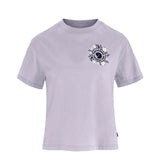 Fjallraven Womens Fjallblomster Logo T-shirt Lavender Mist