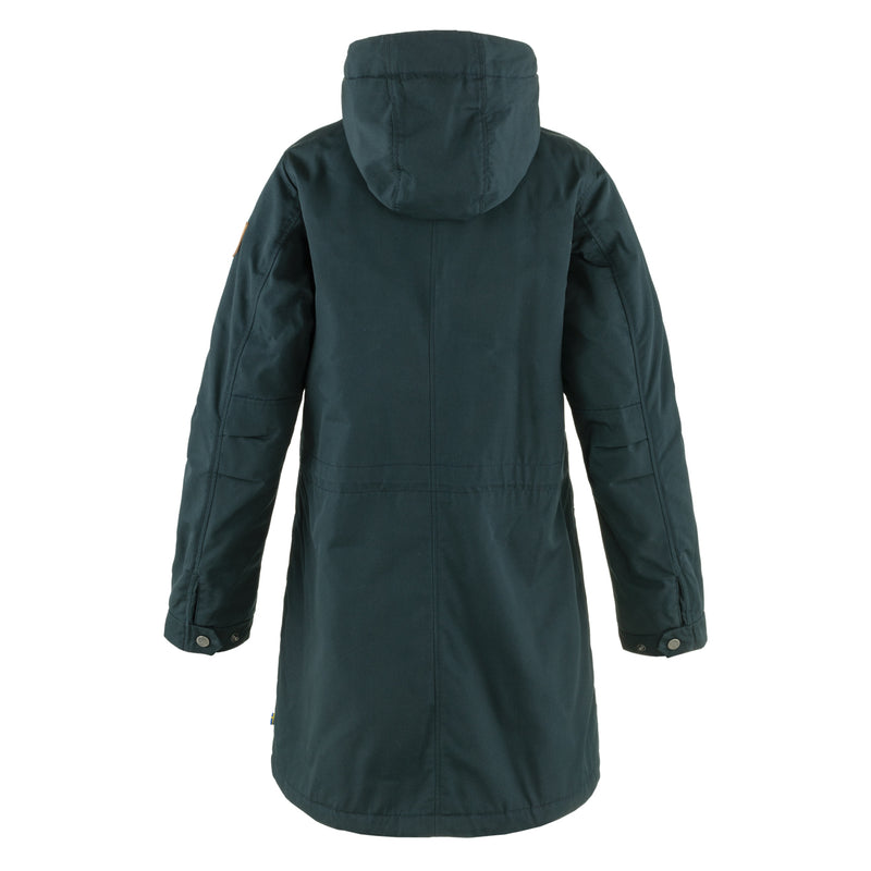 Fjallraven Womens Greenland Winter Parka Dark Navy - My Fox Bag