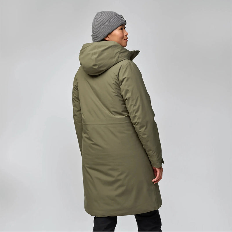 Fjallraven Womens HC Hydratic Padded Parka Laurel Green