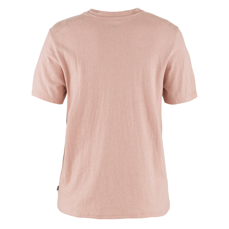 Fjallraven Womens Hemp Blend T-shirt Chalk Rose - My Fox Bag