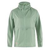 Fjallraven Womens High Coast Wind Hoodie Misty Green - My Fox Bag