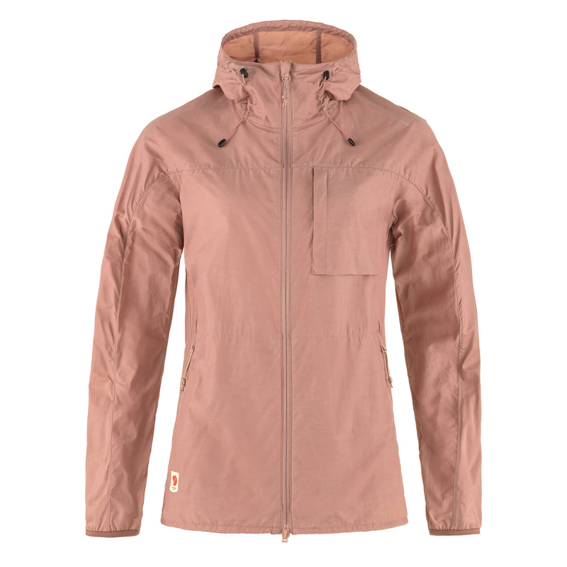 Fjallraven Womens High Coast Wind Jacket Dusty Rose - My Fox Bag