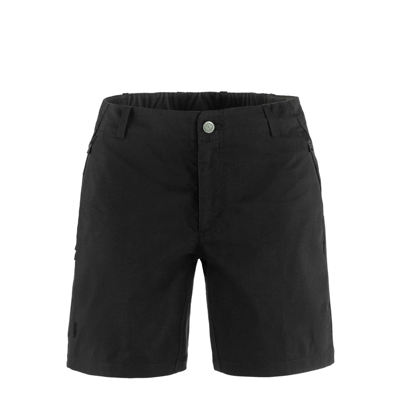 Fjallraven Womens Hoja Hybrid Shorts Black - My Fox Bag