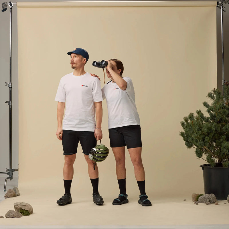 Fjallraven Womens Hoja Hybrid Shorts Black - My Fox Bag