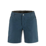 Fjallraven Womens Hoja Hybrid Shorts Navy - My Fox Bag