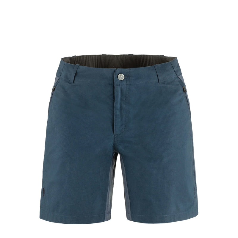 Fjallraven Womens Hoja Hybrid Shorts Navy - My Fox Bag