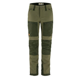 Fjallraven Womens Keb Agile Trousers Small Laurel Green / Deep Forest