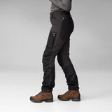 Fjallraven Womens Keb Trousers Curved Black