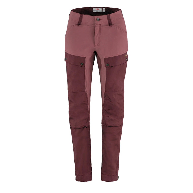Fjallraven Womens Keb Trousers Curved Short Port-Mesa Purple - My Fox Bag