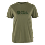 Fjallraven Womens Logo T-Shirt Green - My Fox Bag