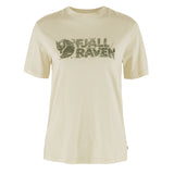 Fjallraven Womens Lush Logo T-Shirt Chalk White - My Fox Bag
