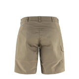 Fjallraven Womens Nikka Curved Shorts Suede Brown - My Fox Bag