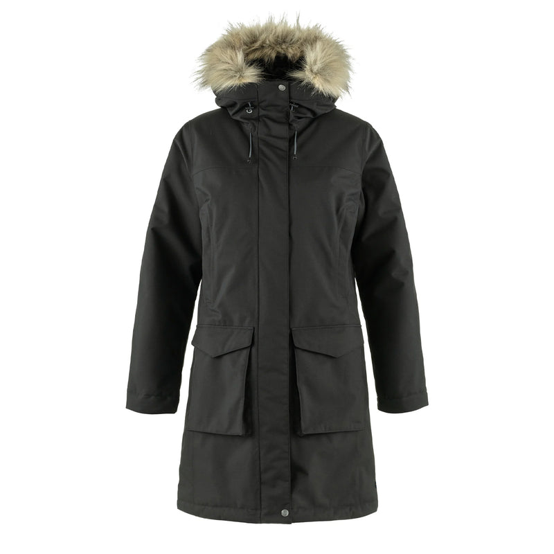 Fjallraven Womens Nuuk Lite Parka Black - My Fox Bag