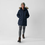 Fjallraven Womens Nuuk Parka Dark Navy - My Fox Bag