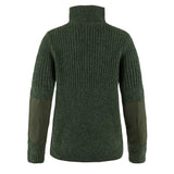 Fjallraven Womens Ovik Half Zip Knit Deep Forest - My Fox Bag