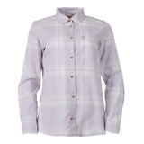Fjallraven Womens Ovik Lite Flannel Shirt Chalk White / Lavender Mist - My Fox Bag