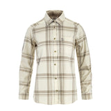 Fjallraven Womens Ovik Lite Flannel Shirt Chalk White / Fossil