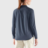 Fjallraven Womens Ovik Lite Shirt LS T-shirt Fossil