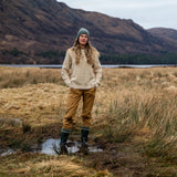 Fjallraven Womens Ovik Waffle Knit Light Beige