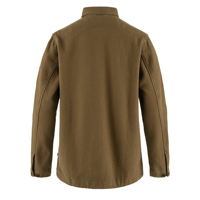 Fjallraven Womens Singi Flannel Overshirt Wood Brown - My Fox Bag