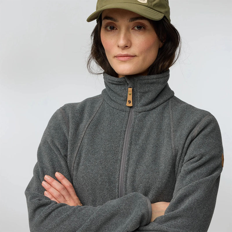 Fjallraven Womens Stina Fleece Dark Grey - My Fox Bag