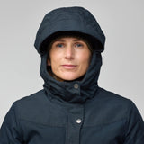Fjallraven Womens Stina Padded Jacket Dark Navy - My Fox Bag