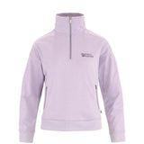Fjallraven Womens Vardag Half Zip Sweater Lavender Mist - My Fox Bag