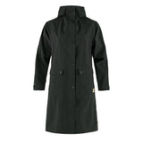 Fjallraven Womens Vardag Rain Parka Black - My Fox Bag