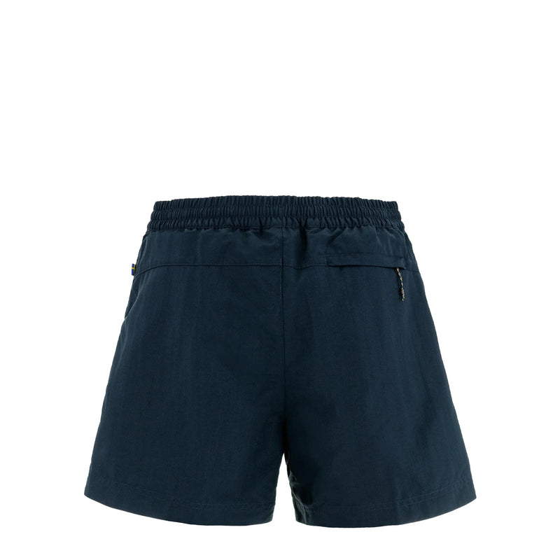 Fjallraven Womens Vardag Summer Shorts Dark Navy - My Fox Bag