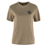 Fjallraven Womens Walk With Nature T-Shirt Suede Brown - My Fox Bag